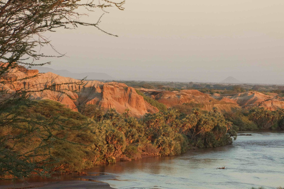 Turkwel River at Sunrise.